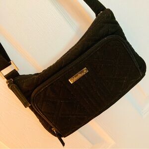 Vera Bradley Black Quilted Shoulder Bag